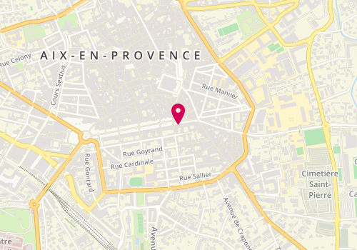 Plan de Immobilier Aix en Provence - ACTUEL IMMOBILIER - Agence immobilière aix en Provence, 46 Cr Mirabeau, 13100 Aix-en-Provence