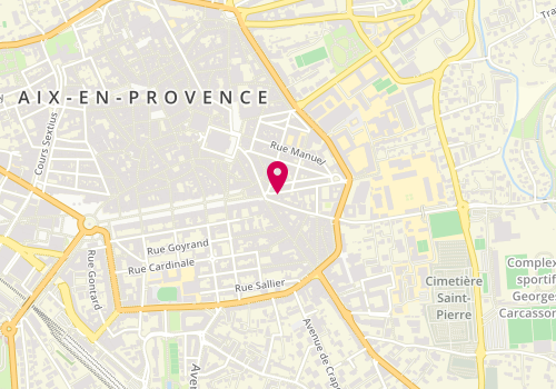 Plan de Reseau Immocity, 12 Rue de l'Opéra, 13100 Aix-en-Provence