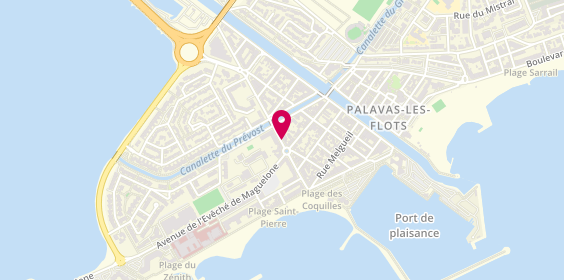 Plan de Agence Direct Immobilier Palavas-Les-Flots, 20 Boulevard des Guilhems, 34250 Palavas-les-Flots