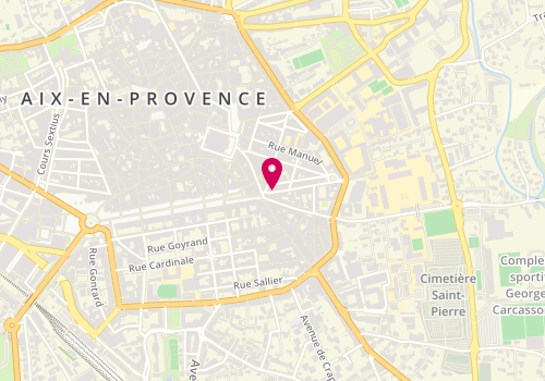 Plan de Recouly Immobilier Aix-en-Provence, 3 Rue de l'Opéra, 13100 Aix-en-Provence