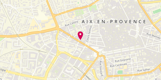 Plan de Axe Gestion, 11 Boulevard de la République, 13100 Aix-en-Provence