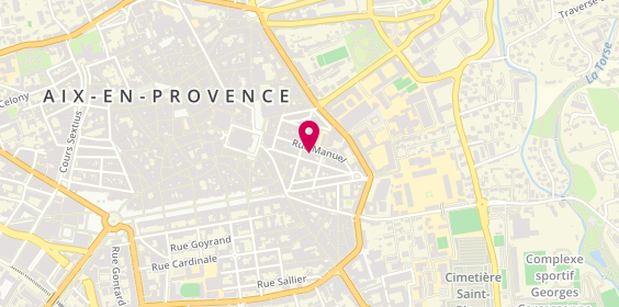 Plan de Dauphin Florence, 32 Rue Manuel, 13100 Aix-en-Provence