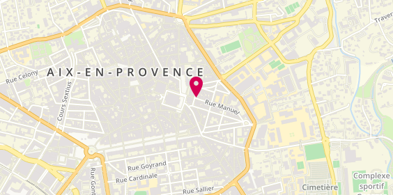 Plan de Nova Immobilier, 1 Ter Rue Manuel, 13100 Aix-en-Provence