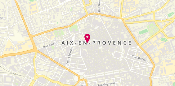 Plan de Agence Immobilière des Cardeurs, 15 Pl. Forum des Cardeurs, 13100 Aix-en-Provence