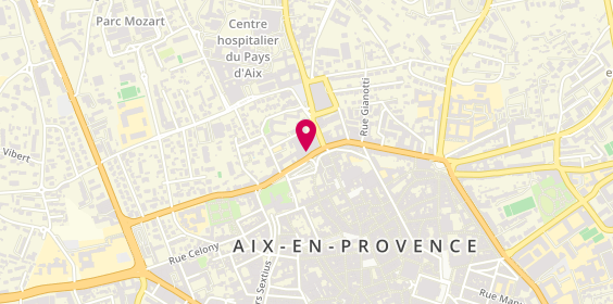 Plan de Aix Immo Location, 17 Boulevard Jean Jaurès, 13100 Aix-en-Provence