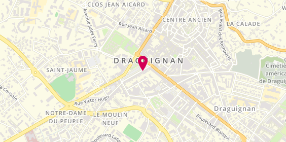 Plan de Agence Draguimmo immobilier, 11 allée d'Azémar, 83300 Draguignan