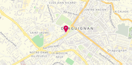 Plan de Agence Invest Immo, 12 Boulevard du Maréchal Joffre, 83300 Draguignan