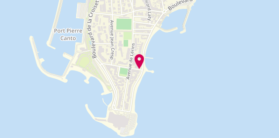 Plan de Avenue Riviera, le Laperouse" Palm Beach
25 avenue Reine Astrid, 06400 Cannes
