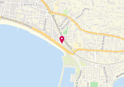 Plan de Von Poii Real Estate French Riviera, 76 Boulevard de la Croisette, 06400 Cannes