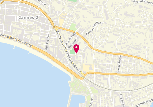 Plan de Croisette Oasis - Croisette - Croisette, 9 Rue Velasquez, 06400 Cannes