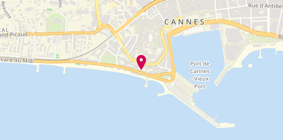 Plan de Baudoin Immobilier, 14 Boulevard Jean Hibert, 06400 Cannes