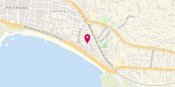 Plan de Aiello Rosario Immobilier, 20 Rue Latour-Maubourg, 06400 Cannes