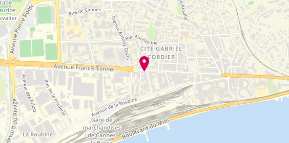 Plan de Cabinet Immobilier Catherine Johnson, Cannes la Bocca
137 Avenue Francis Tonner, 06150 Cannes