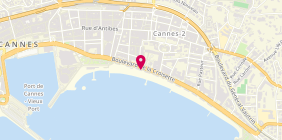 Plan de L' Agence des Résidences, 45 Boulevard de la Croisette, 06400 Cannes