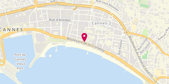 Plan de Beach Immo Gestion, Residence du Grand Hotel Entree Eider
45 Boulevard de la Croisette, 06400 Cannes