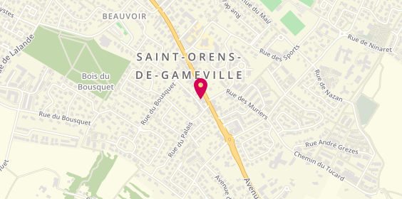 Plan de Human Immobilier, 60 avenue de Gameville, 31650 Saint-Orens-de-Gameville