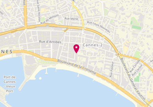 Plan de Marazur Immobilier, 45 Boulevard de la Croisette, 06400 Cannes