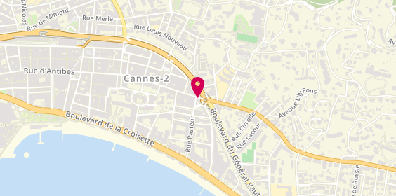 Plan de Eric Labouré Immobilier, 160 Rue d'Antibes, 06400 Cannes
