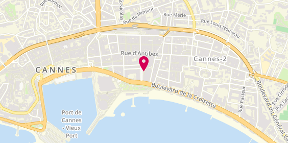 Plan de Agence immobilière Cime Méditerranée - Cannes, le Gray d'Albion
22 Rue des Serbes, 06400 Cannes