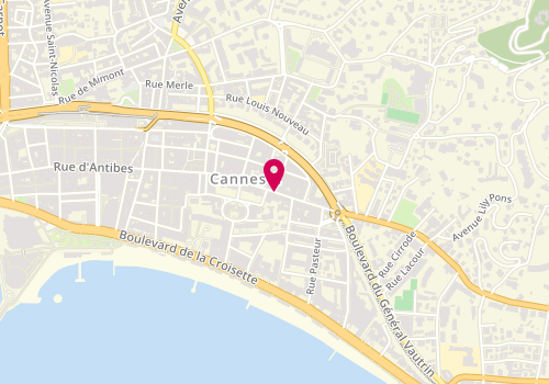 Plan de Henri Camille, 138 Rue d'Antibes, 06400 Cannes