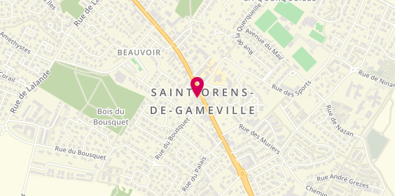 Plan de GROUPE TOLOSAN IMMOBILIER St-Orens, 44 avenue de Gameville, 31650 Saint-Orens-de-Gameville