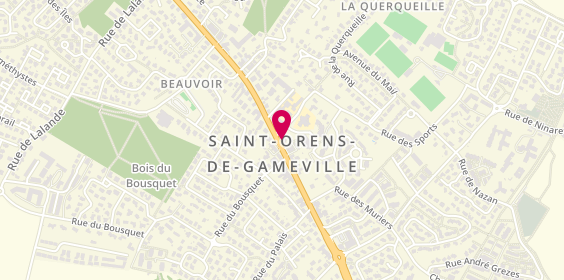 Plan de Cabinet Bedin Immobilier (St Orens de Gameville), 31 avenue de Gameville, 31650 Saint-Orens-de-Gameville