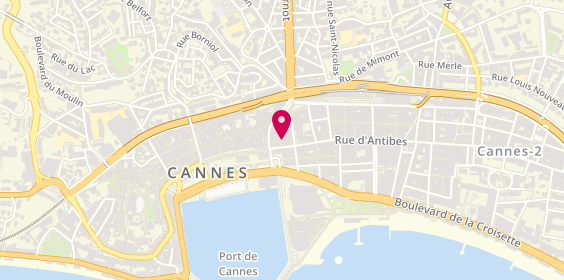 Plan de A.C.C.I Cannes, 7 Rue de la Pompe, 06400 Cannes