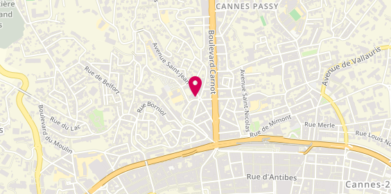 Plan de Boumann Immobilier, 1 avenue Saint-Jean, 06400 Cannes