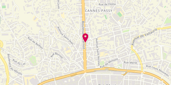Plan de Boumann Immobilier, 1 Avenue Saint Jean
36 Boulevard Carnot, 06400 Cannes