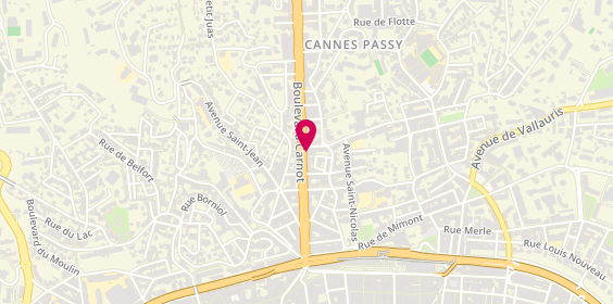 Plan de Brougham Immobilier, 38 Boulevard Carnot, 06400 Cannes