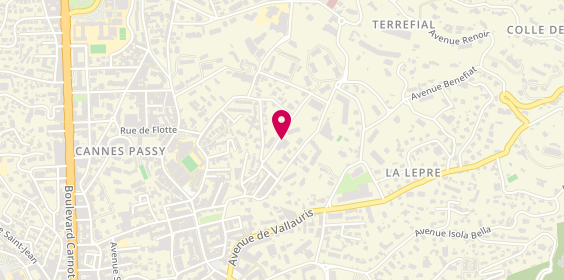 Plan de CGCI Centre Gestions et Conseils Immobiliers, 16 avenue du Grand Pin, 06400 Cannes