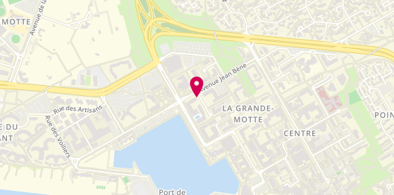 Plan de Agence immobilière Nexity, 379 avenue Jean Béne, 34280 La Grande-Motte