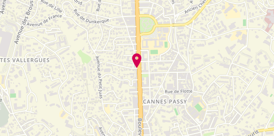Plan de Bergé Immobilier, 91 Boulevard Carnot, 06400 Cannes