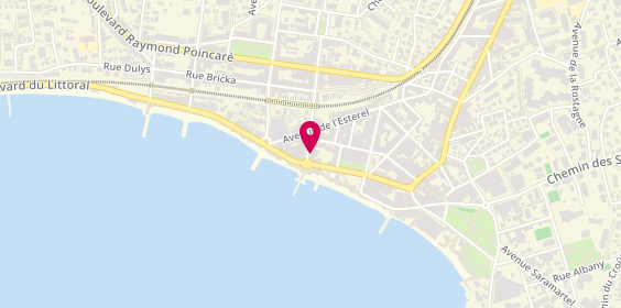 Plan de Agence de la Mer Juan-les-Pins, 35 avenue Amiral Courbet, 06160 Antibes