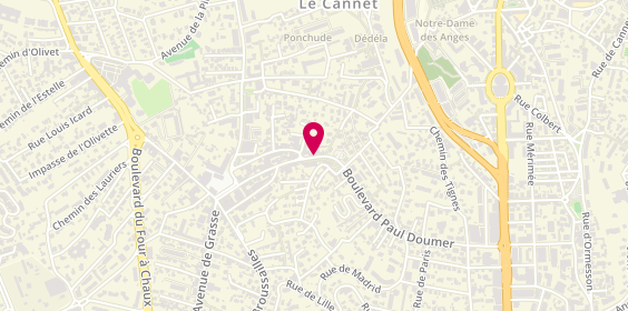 Plan de Agence Prim'immobilier, 64 Boulevard Paul Doumer, 06110 Le Cannet