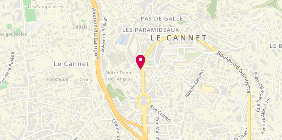Plan de Cabinet Hak Jean Pierre, 52 Boulevard Sadi Carnot, 06110 Le Cannet