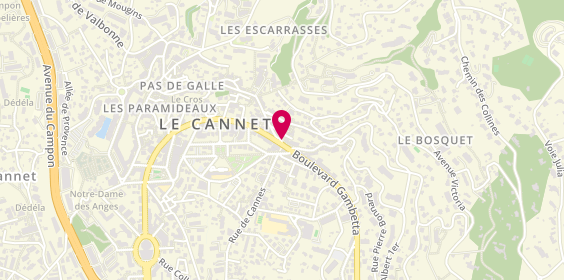 Plan de Mistral l'Agence, 6 Rue Saint Sauveur, 06110 Le Cannet