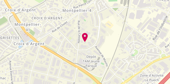 Plan de Daily Immobilier, 511 Rue de la Castelle, 34070 Montpellier