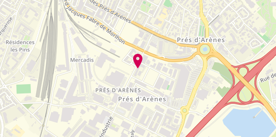 Plan de ANTON Stéphanie Immobilier - Expertimo, 257 Rue de l'Industrie, 34000 Montpellier