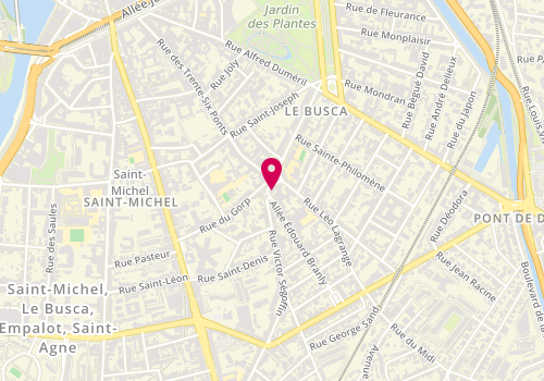 Plan de DUPUY Immobilier Busca, 8 place du Busca, 31400 Toulouse