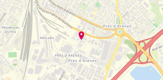 Plan de Grand Sud Immobilier - Grand Sud Amenagement, Nouvel Rue 
257 Rue de l'Industrie Bâtiment C, 34070 Montpellier