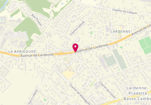 Plan de Human Immobilier, 253 avenue de Lardenne, 31100 Toulouse