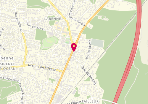 Plan de Human Immobilier, 76 Ter avenue Charles de Gaulle, 40530 Labenne