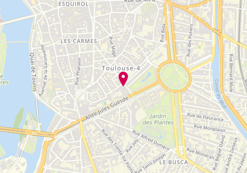 Plan de Cote Pavee Immobilier, 24 Rue Ozenne, 31000 Toulouse