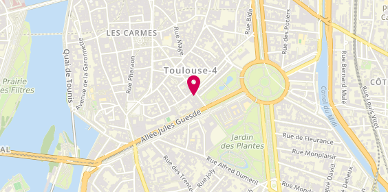 Plan de Cabinet Rivet-Vigreux, 24 Rue Théodore Ozenne, 31000 Toulouse
