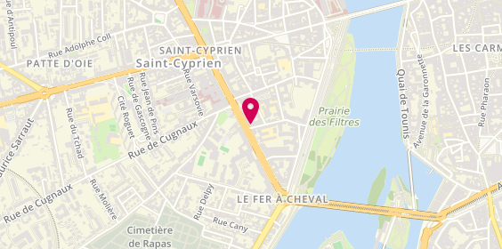 Plan de Benoît Lannes Immobilier, 30 Rue Marie Magné, 31300 Toulouse