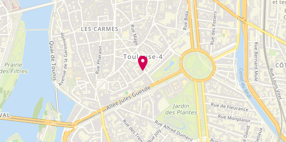 Plan de CADENET Arnaud, 20 Rue Ozenne, 31000 Toulouse
