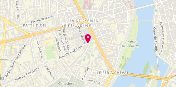 Plan de Bord de Garonne Immobilier, 152 Rue de Cugnaux, 31300 Toulouse