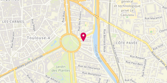 Plan de HESTIA - Gestion - Transaction - Syndic - Vente immobilière, 18 Rue de Tivoli, 31400 Toulouse