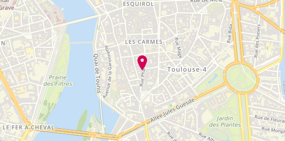 Plan de Agence OICI Gestion, 23 Rue Pharaon, 31000 Toulouse
